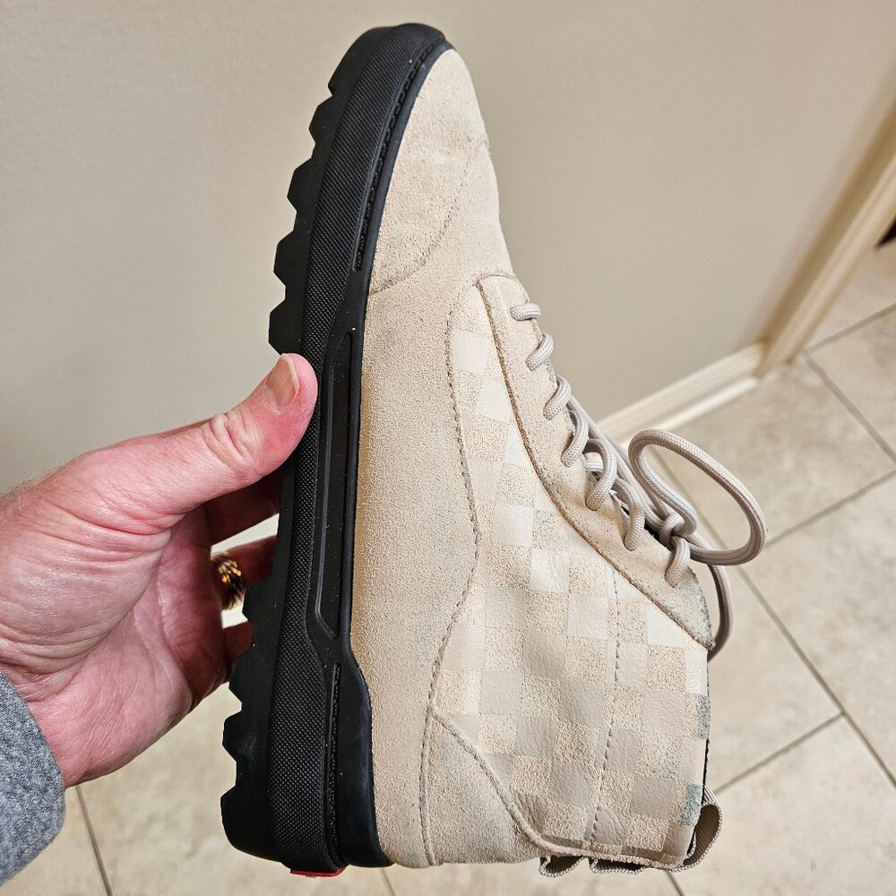 Vans Women's Suede "Cold Weather" High Top Sneaker Boots, Cream, Sz 8.5 - Picture 12 of 16